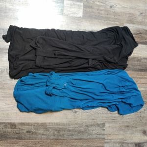 Laura Scott cardigan 1 blue and 1 black